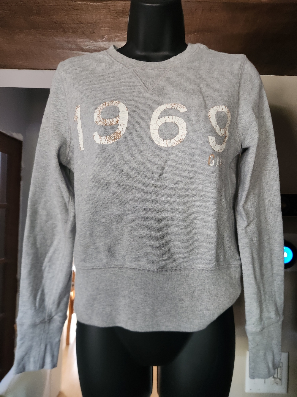 Women's Gray '1969' Crewneck Sweatshirt